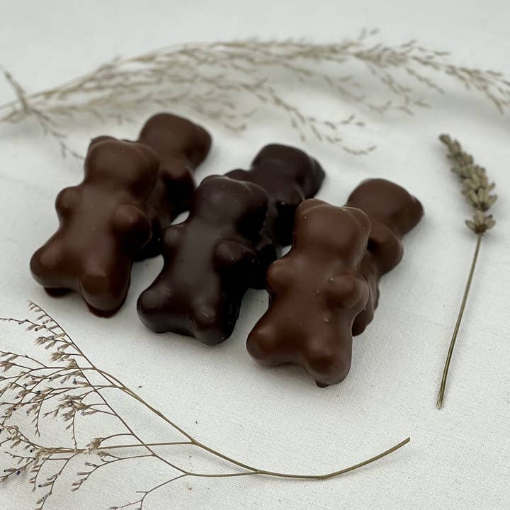 xocolatl - Wholesale Chocolate-covered sweets - Dark chocolate marshmallow teddy bear bulk