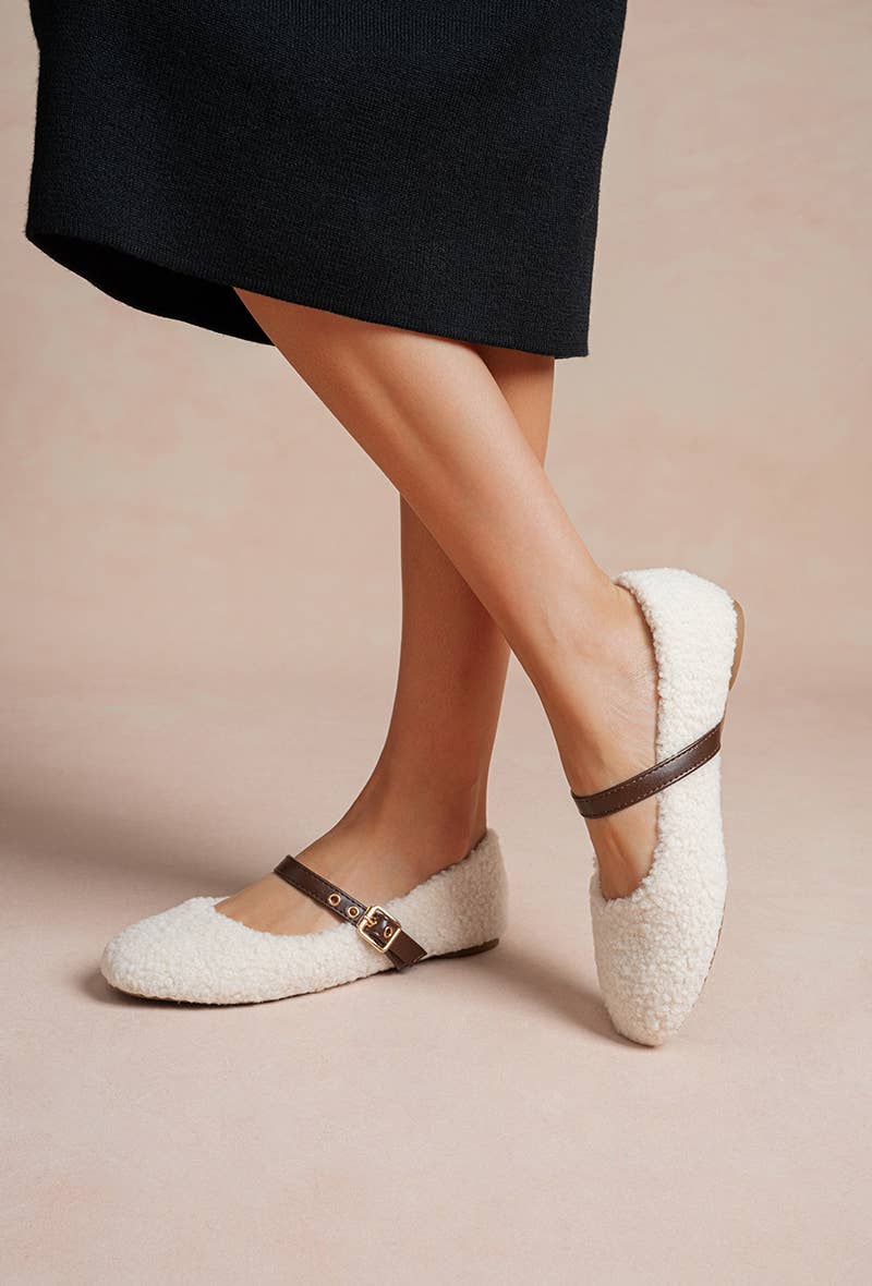 LADY GLORY - Wholesale Flats - Women's - Ballet flats with belt buckle2