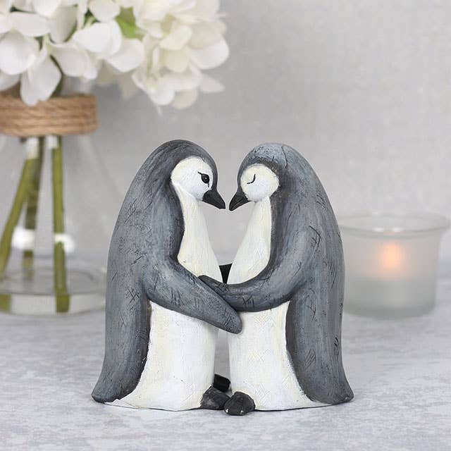 Something Different Wholesale – wholesale Decorative figurine – Penguin Partners For Life Ornament
