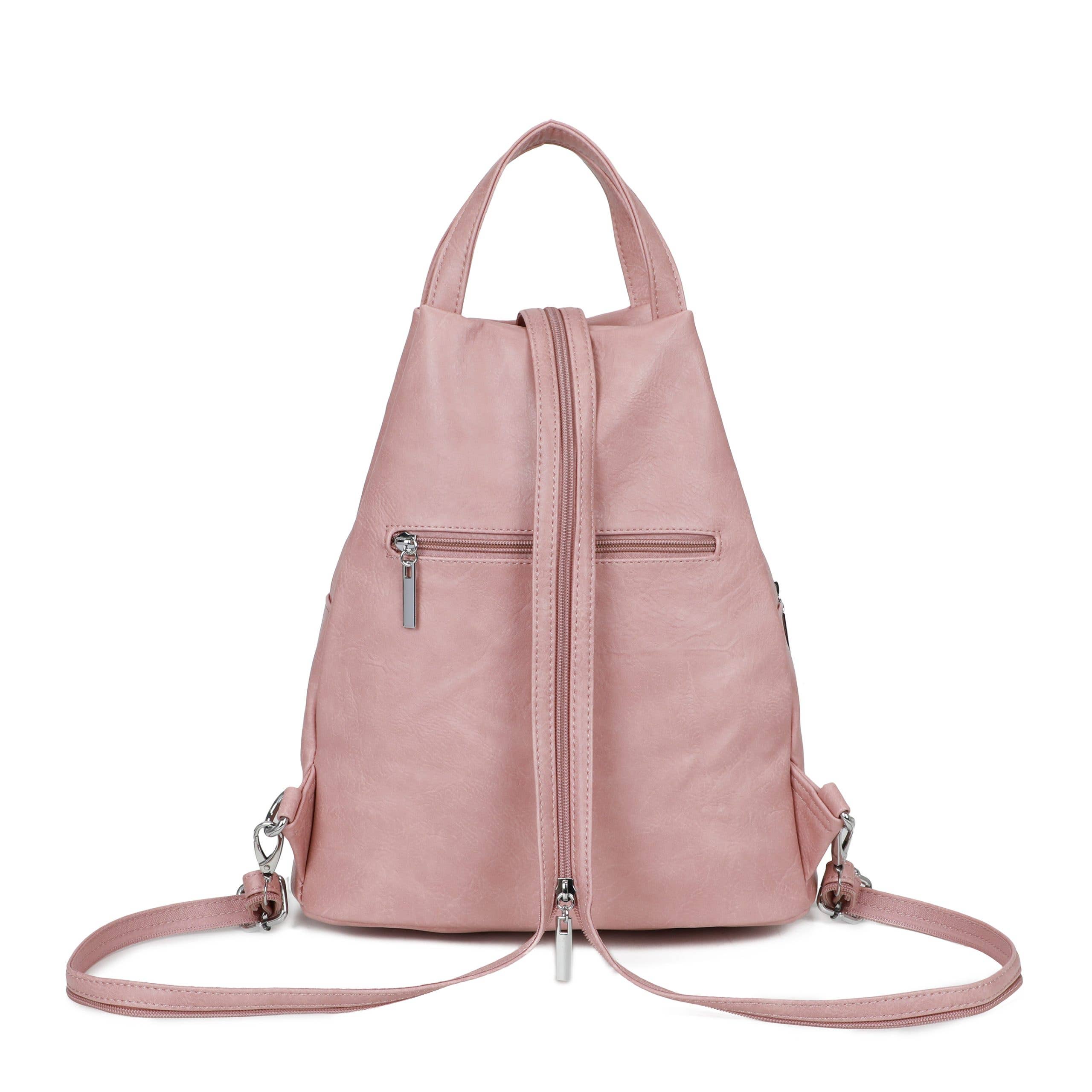 Ellas Trading – wholesale Backpack – Women's – Stylish Casual  Anti-Theft Backpack Side Zipper Pockets16