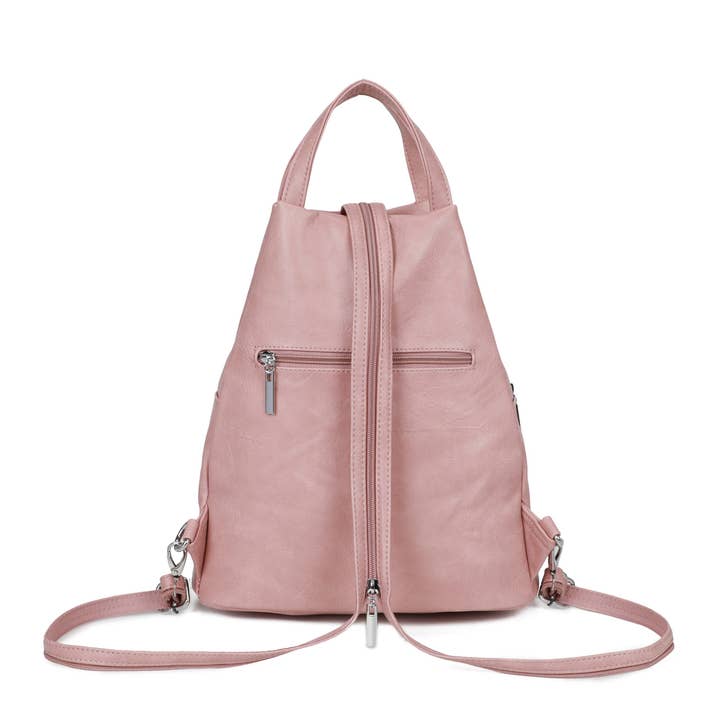 Ellas Trading – wholesale Backpack – Women's – Stylish Casual Anti-Theft Backpack Side Zipper Pockets16