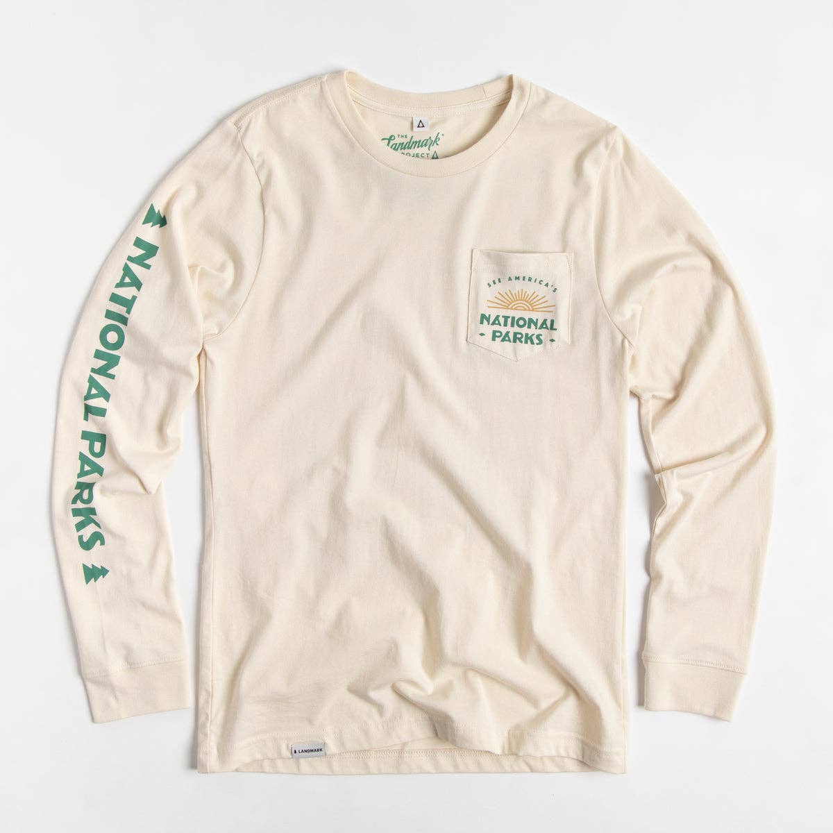 The Landmark Project - Wholesale Screen Printed T-Shirt - Unisex - See America's National Parks Unisex Long Sleeve Tee w/ Pocket5