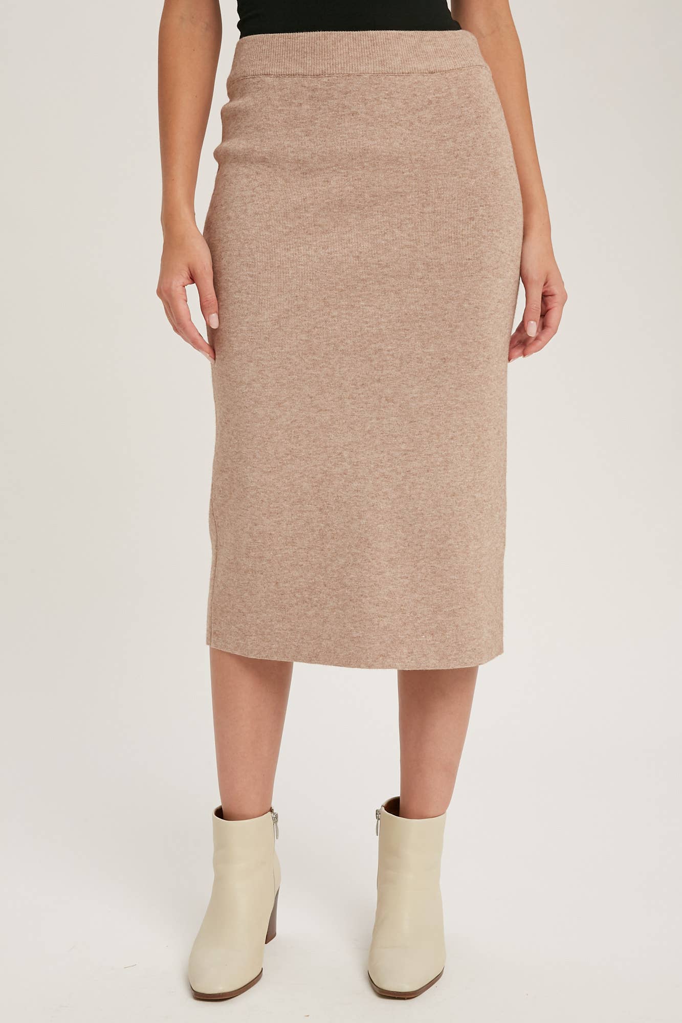 Bluivy - Wholesale Skirt - Women's - H LINE MIDI SWEATER SKIRT30
