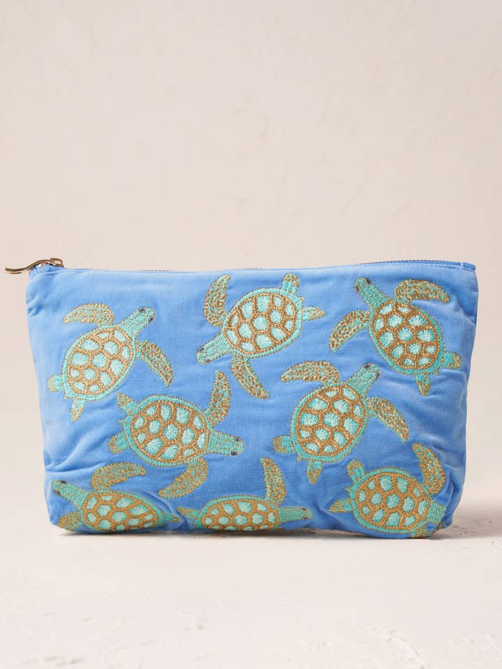 Turtle Conservation Everyday Pouch for wholesale by Elizabeth Scarlett Ltd