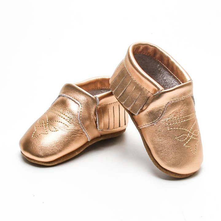 Ranch Raised ® - Wholesale Booties - Baby - Boot Mocc-Rose Gold