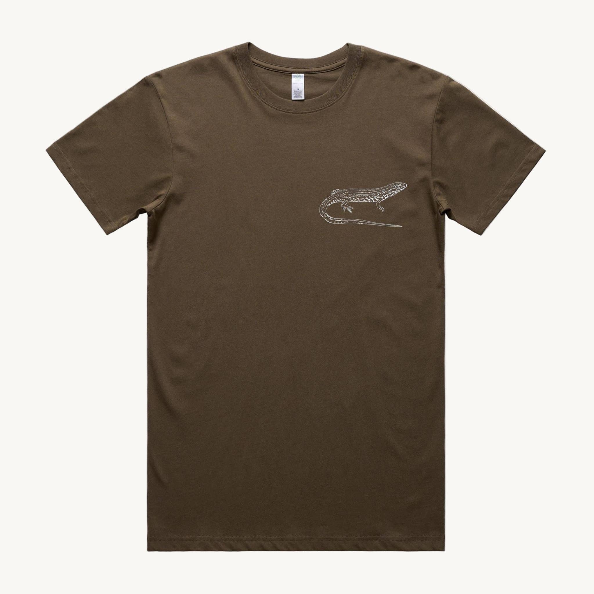 High Tees - Wholesale Screen Printed T-Shirt - Unisex - Blue Mountains Water Skink T shirt3
