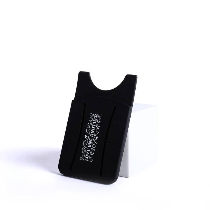 Swanson Christian Products - Wholesale Phone Wallet - Unisex - Cell Phone Card Wallet W/ Finger Grip Love One Another
