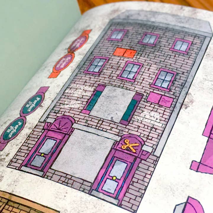 KikoIlustrador - Wholesale DIY Craft Kit - MAGICAL ALLEY - Cut-out Model