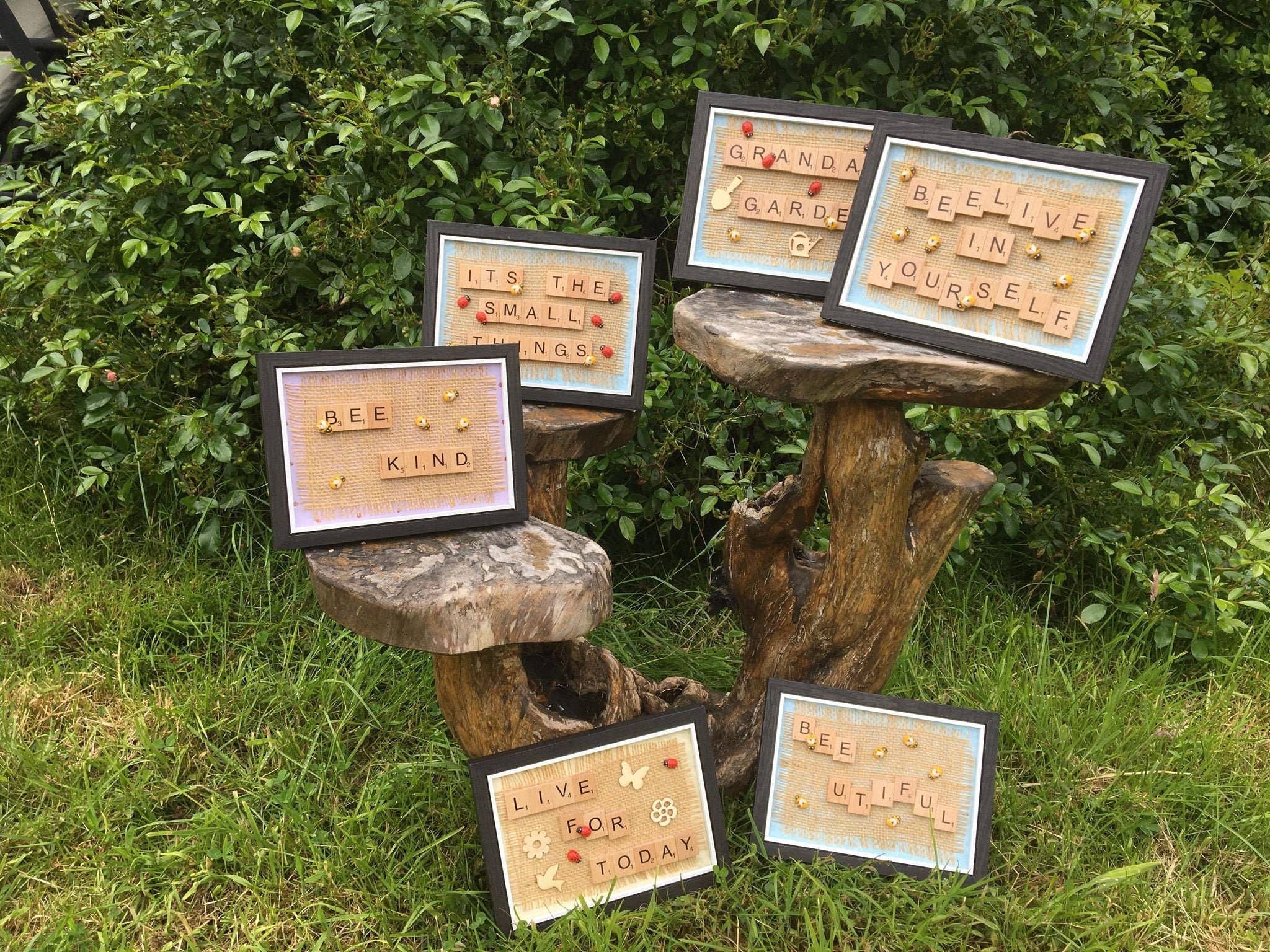 KCK Gifts – Moldura por atacado – Sentimento SCRABBLE3