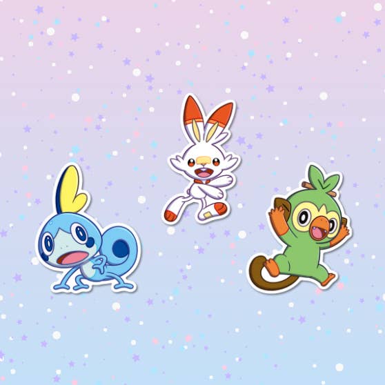 Grookey, Scorbunny, Sobble for engroshandel hos Cielo Rosa