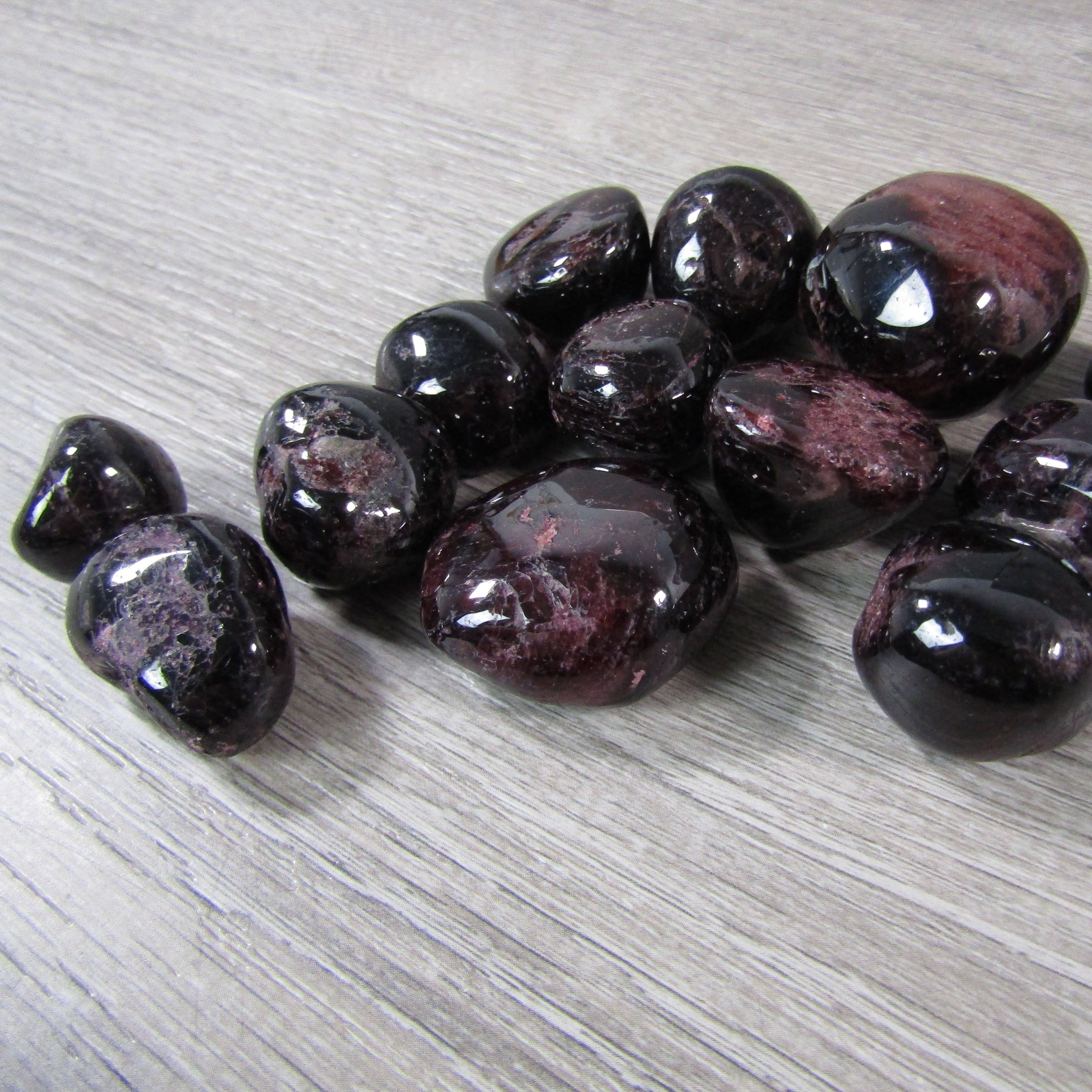 Keystone Crystals - Wholesale Spiritual Stone/Crystal - Garnet Tumbled Stones - (1 LB) Bulk Polished Red Crystals2