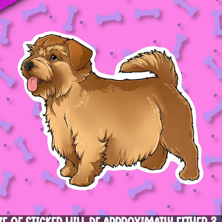 Norfolk Terrier Sticker for wholesale by Mega Kawaii Cuties