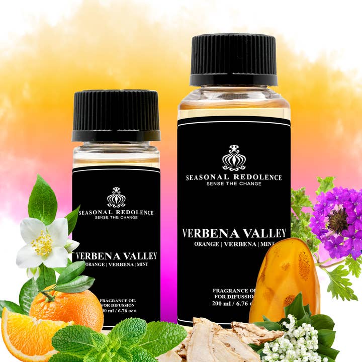 Verbena Valley Luxury Home Oil Diffuser Scent for wholesale by Seasonal Redolence