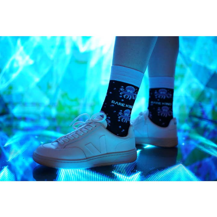 Bare Kind Socks - Vendita all'ingrosso Calzini - Unisex - Calzini Octopus | Calzini in bambù | Calzini viola | Calzini oceanici