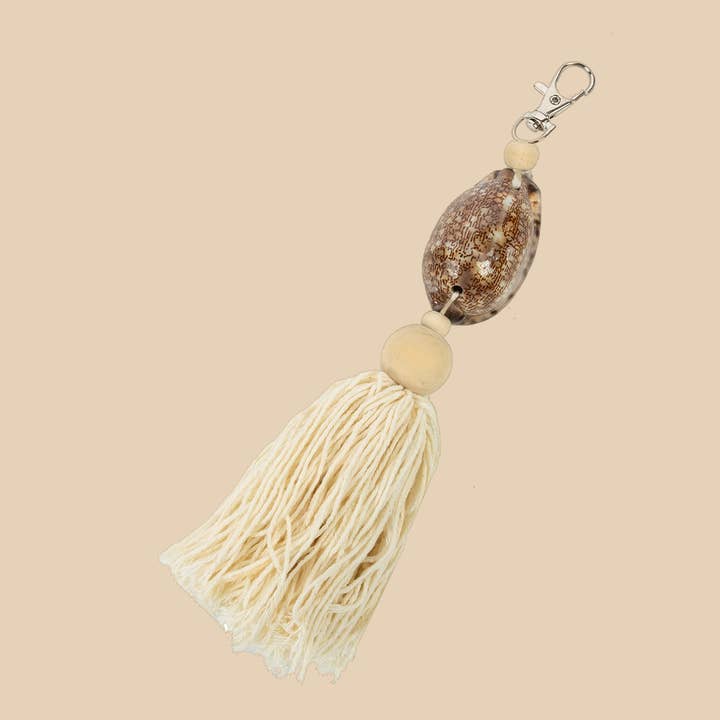 Bazar Bizar Living - Wholesale Keychain - Women's - The Sumbawa Keychain - Natural Brown2