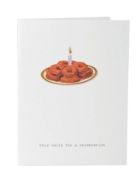 This Calls For A Celebration Greeting Card for wholesale by TokyoMilk Cards and Totes