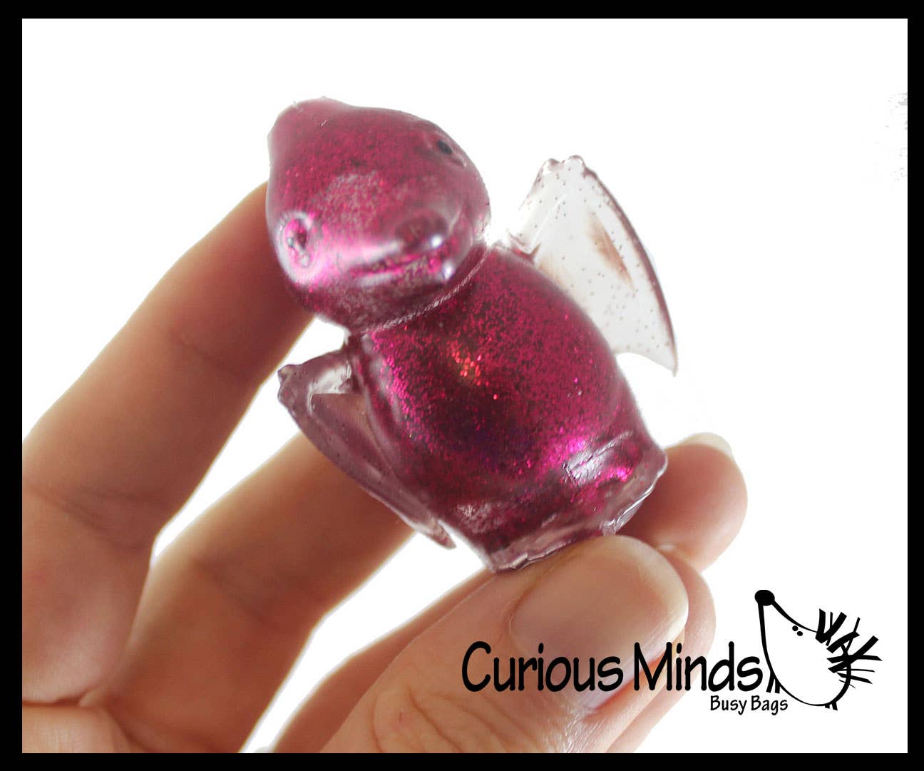 Curious Minds Toys - Wholesale Squishy Toy - Kids & Baby - 1 Dinosaur Sugar Ball - Dino Thick Glue/Gel Syrup Molasses S3