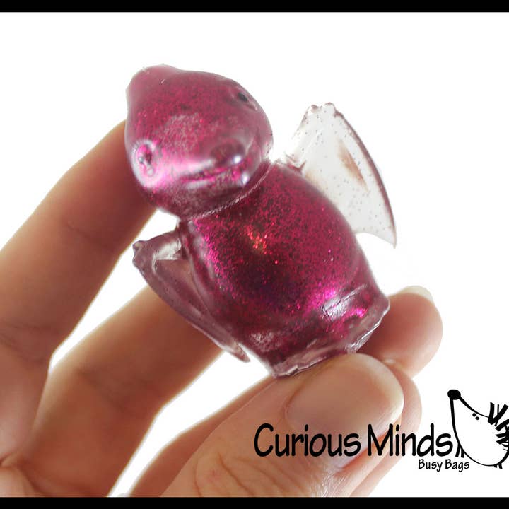 Curious Minds Toys - Wholesale Squishy Toy - Kids & Baby - 1 Dinosaur Sugar Ball - Dino Thick Glue/Gel Syrup Molasses S3
