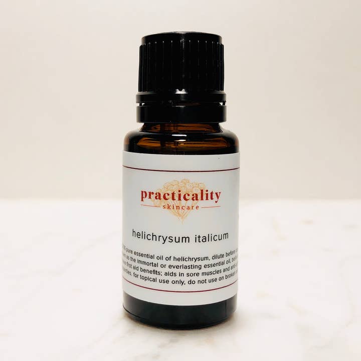 Olio essenziale di elicriso puro per la vendita all'ingrosso da parte di Practicality Skin & Body care