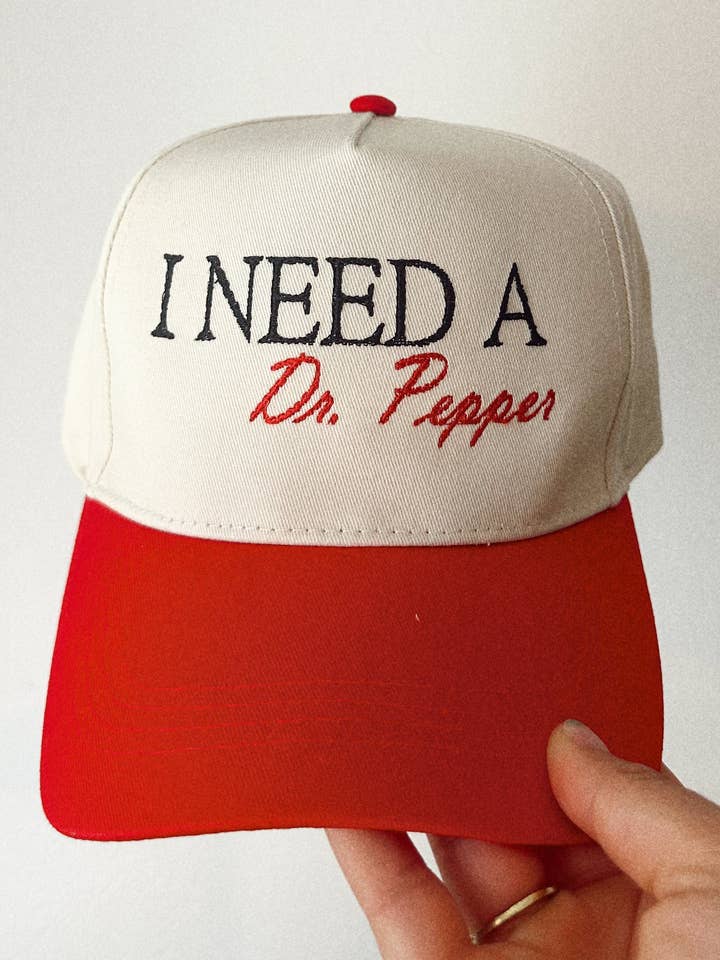 I Need A Dr.Pepper Trucker Hat for wholesale by 920 Threads