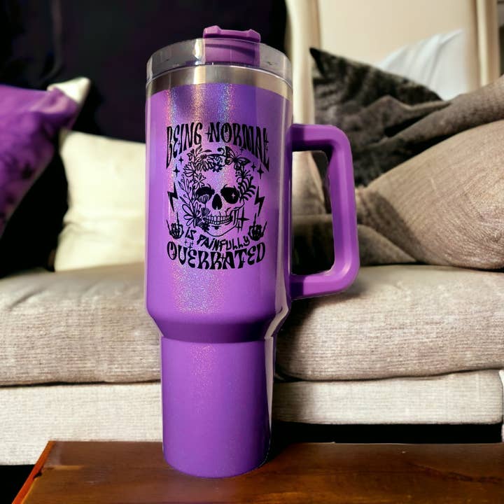 BEING NORMAL 40 oz pour la vente par Untamed Designs