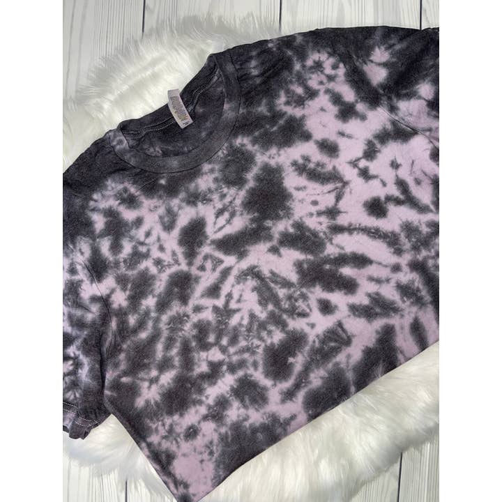 Storm tie dye t shirt for wholesale by Kerry Creates