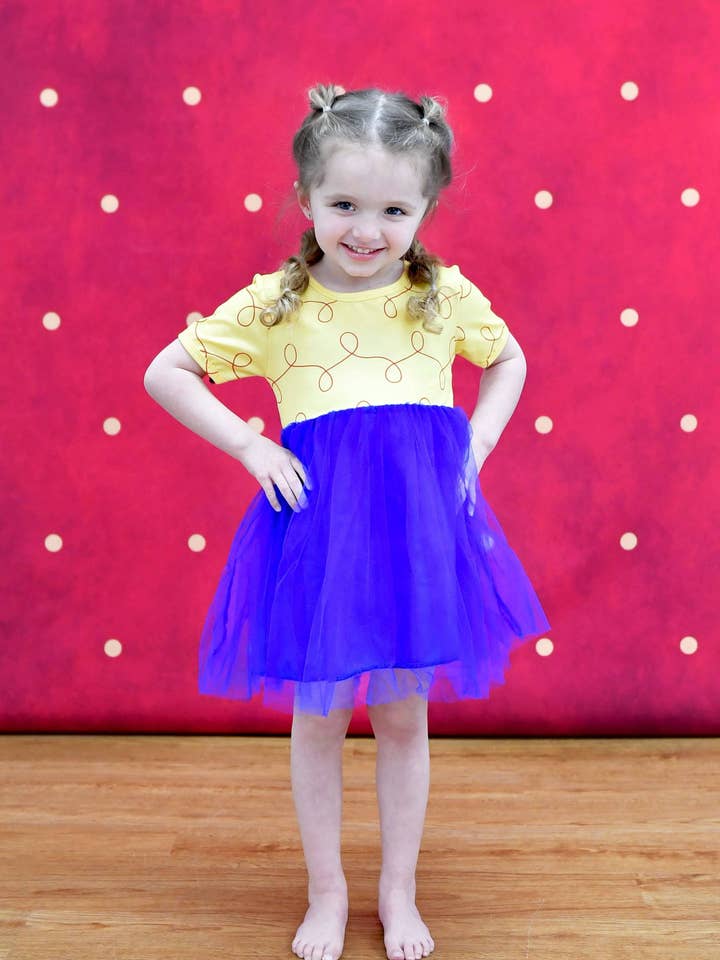 Cowgirl Tutu Dress for wholesale by Great Lakes Kids Apparel