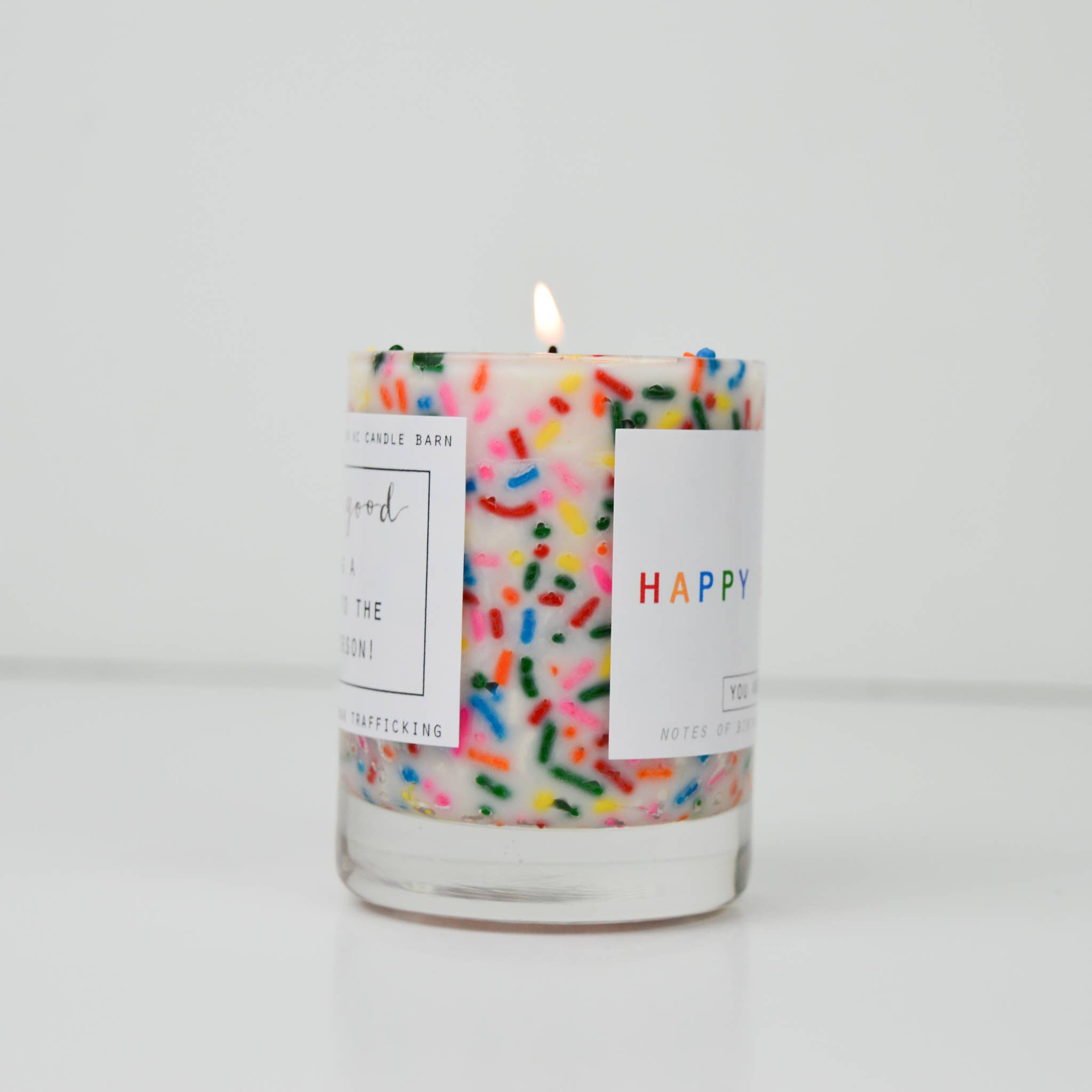 Continue Good – wholesale Jar/filled candle – Mini Happy Birthday Candle1