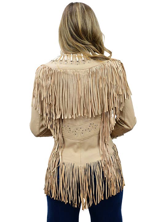 Liberty Wear Apparel - Wholesale Leather Jacket - Women's - 9721 - AS SEEN ON LAINEY WILSON Ladies Leather Jacket2