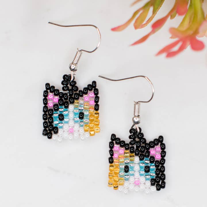 Pendientes con forma de gato para venta al por mayor de Lucia's Imports