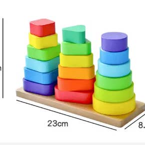Torre apilable AC7319 Rainbow para venta al por mayor de ACOOL TOY