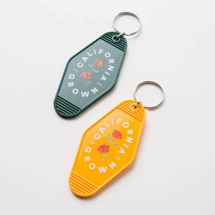 Upper Park Clothing - Wholesale Keychain - Unisex - Motel California Grown Keychains1