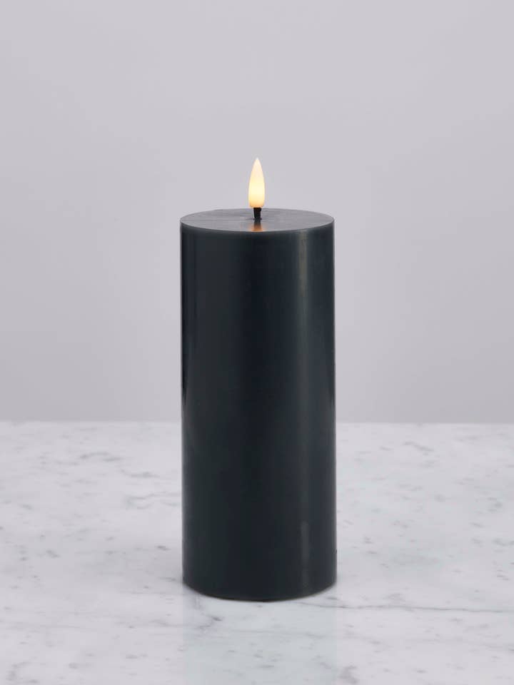 LED-Candle Dk Grey 16,5 cm for wholesale by Norway Designstudio