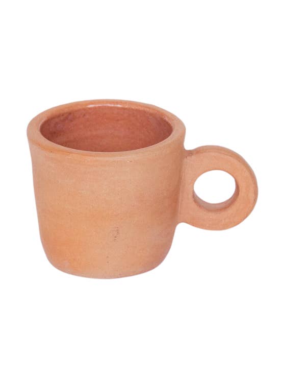 Barro Natural Espresso Cup | Handcrafted Clay Drinkware for wholesale by P A L O S A N T O
