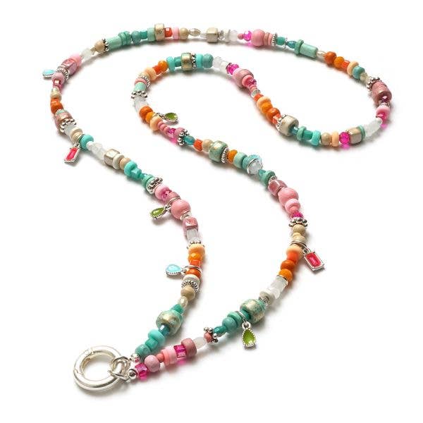 Joy 88 Silvershiny, Lång ädelstensväxelkedja för wholesale av SchauTime