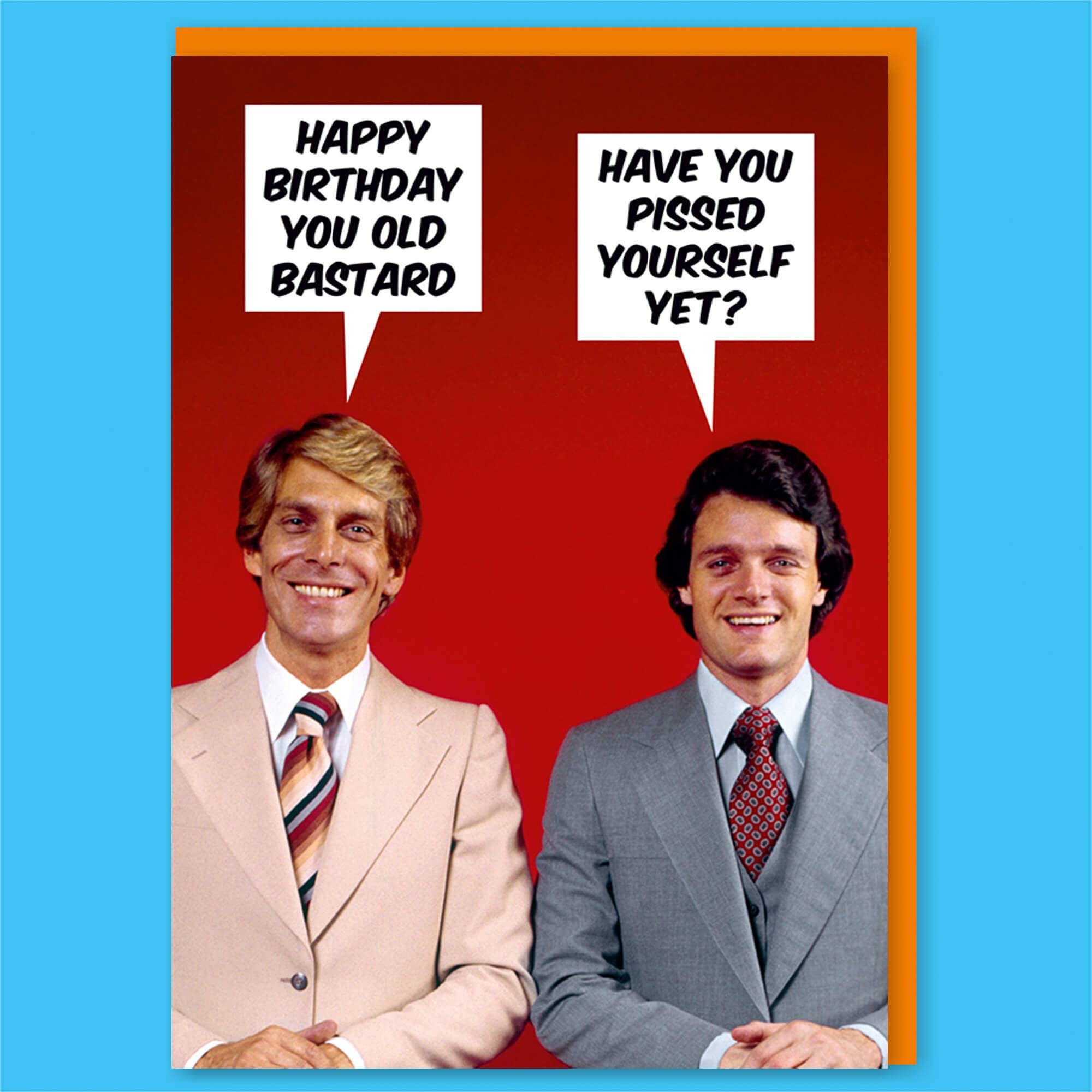 Dean Morris Cards – wholesale Birthday card – Pissed yourself yet rude birthday card0