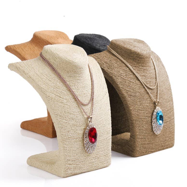 Ancient Wisdom - Vente Supports et présentoirs à bijoux - Petit présentoir à collier - Chocolat2