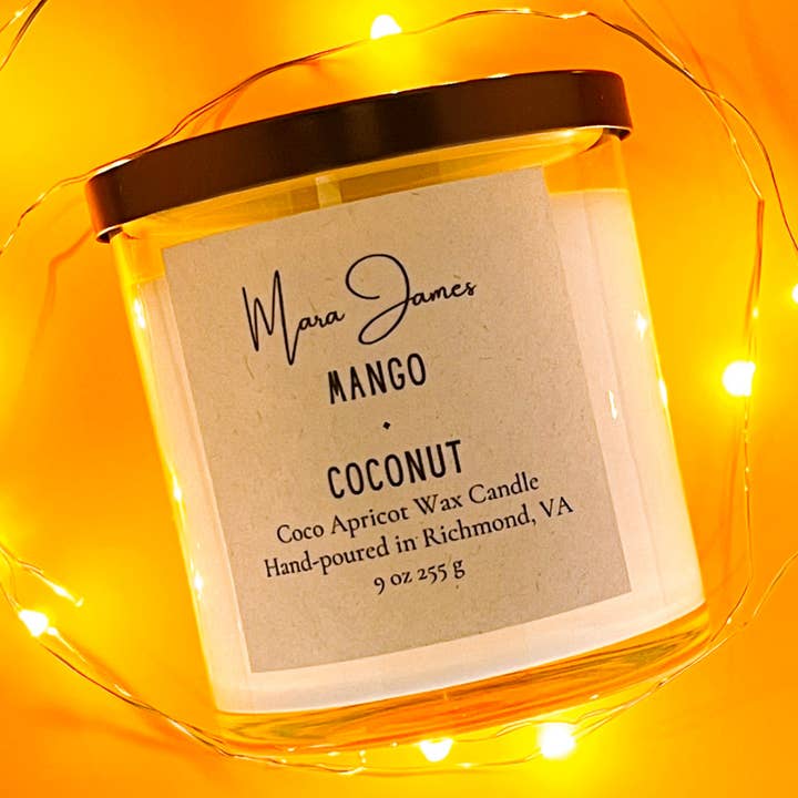 Mango + Coconut Candle for wholesale by Mara James