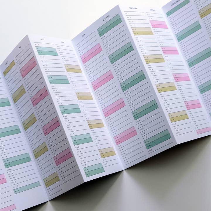 Haferkorn & Sauerbrey - Wholesale Planner - Mosaic annual calendar/year planner 20262