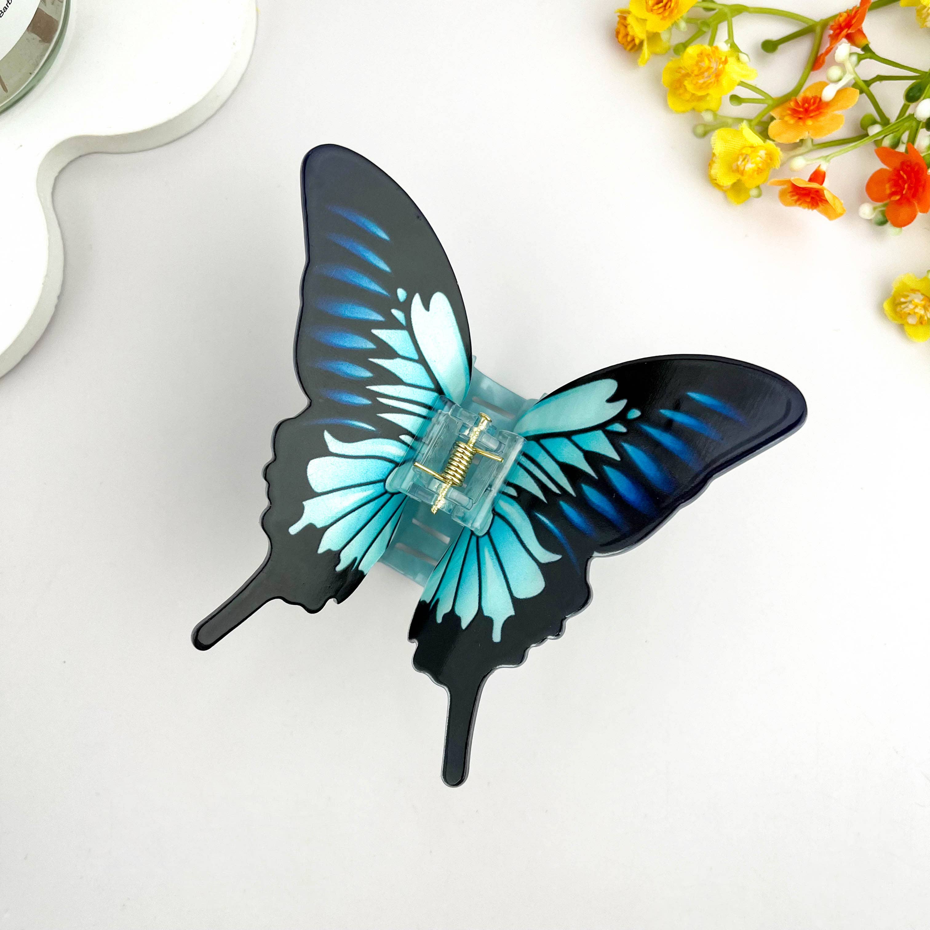 mildstyles - Wholesale Hair Clip - Women's - Creative  Elegant Acrylic Butterfly-Insect Hair Claw Clip 🦋0