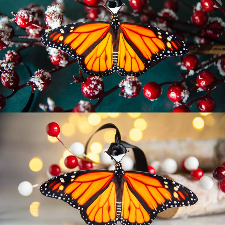 The Slug And Kraken - Wholesale Ornament - Monarch Butterfly Ornament Collection7