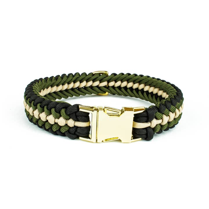 Tierluxe - Wholesale Pet Collar - Dog - Dog Collar Animal Luxury Leo - Paracord, Quick Release