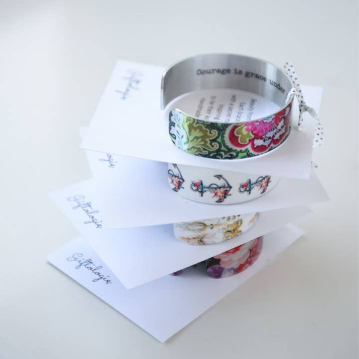 Giftologie - Wholesale Cuff Bracelet - Sweat Pea Small Cuff Bracelet
