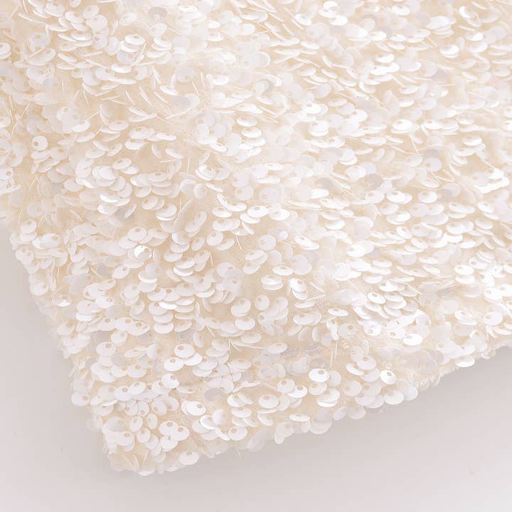 White Women's Sequin Skirt, Trendy French Design_CWDSD8346 for wholesale on Faire2