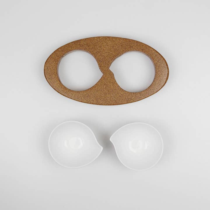 Double appetizer platter for wholesale by Minimal Cork