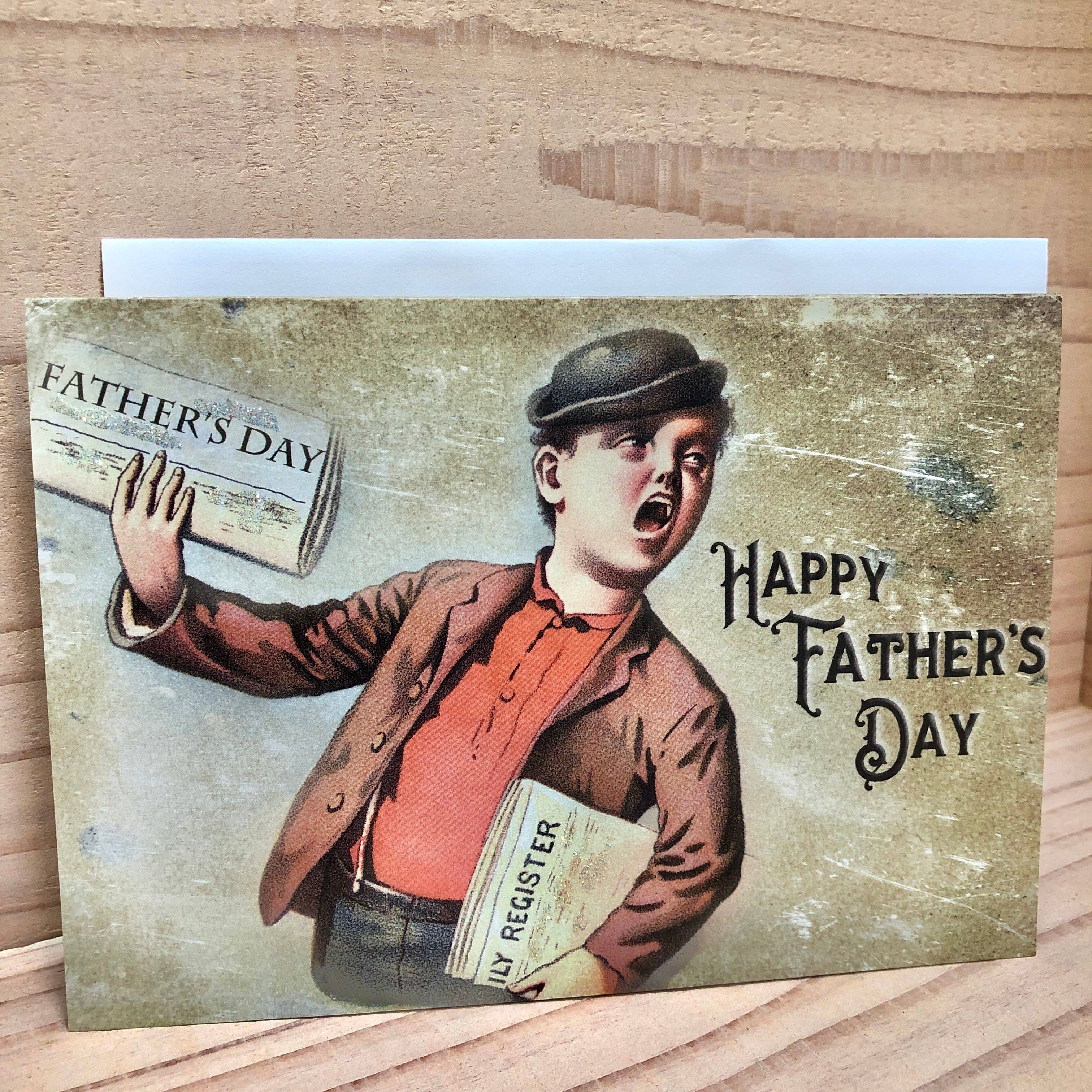 Yesterday's Best - Wholesale Father's Day Card - Newspaper Father's Day Card0