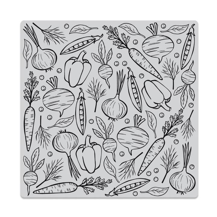 Hero Arts + Spellbinders Wholesale - Wholesale Rubber/Decorative Stamp - Hero Arts Veggie Medley Bold Prints Cling Rubber Stamp