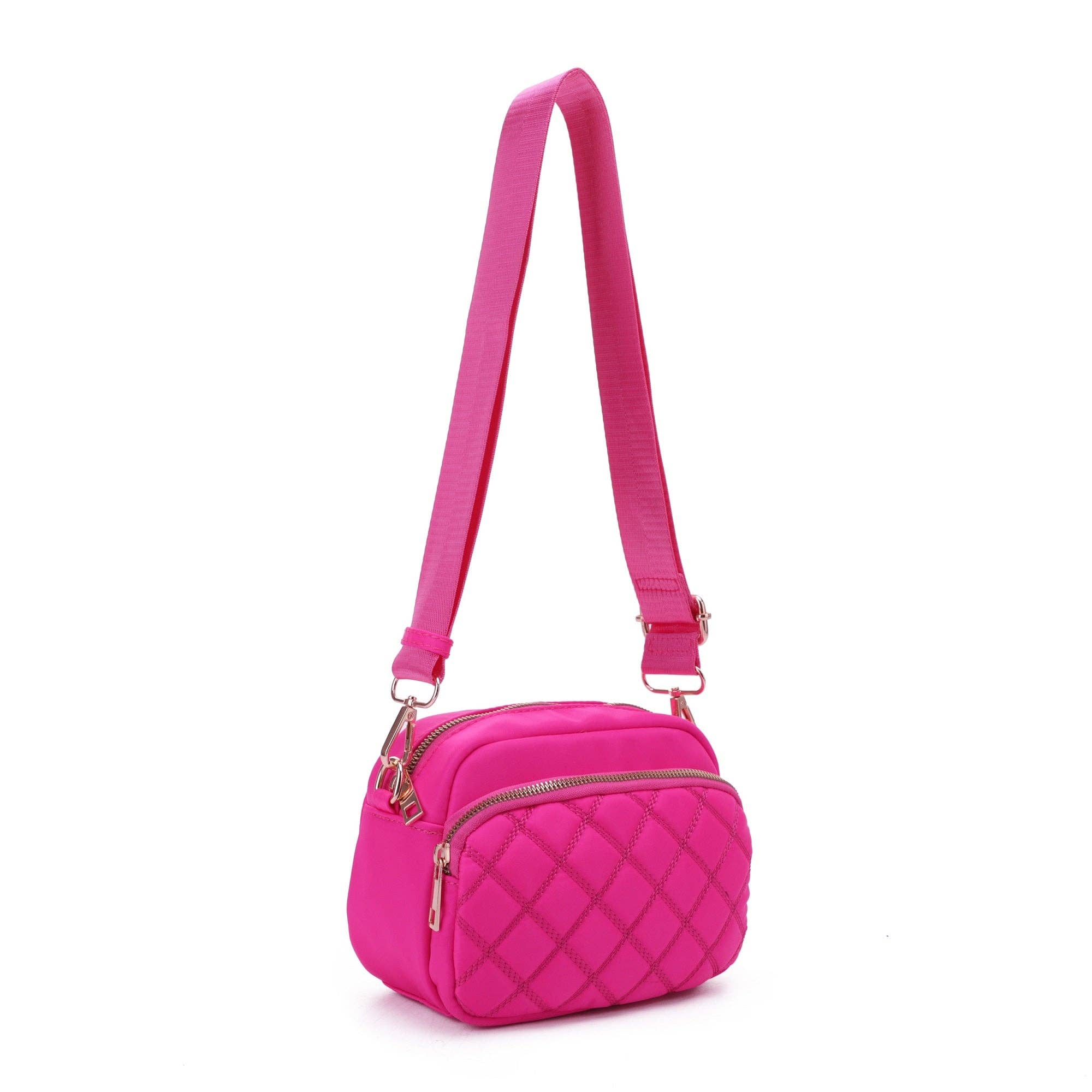 MiMi Wholesale - Wholesale Crossbody Bag - Women's - DJ25764N-6 Angela Quilted Crossbody Bag1