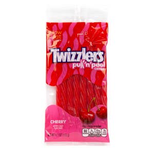L&F Universal Goods - Wholesale Licorice - Twizzlers Cherry Pull N' Peel 12/6.1OZ
