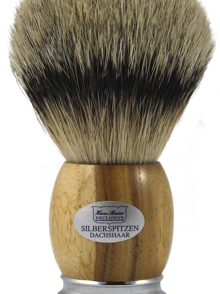 Scheerkwast Teakhout voor wholesale door Hans Baier Exklusive